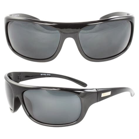 Wrap Sunglasses Black 